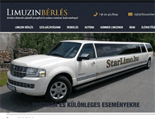 Tablet Screenshot of limuzinberles.hu